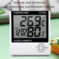 thumbnail image 2 of Medidor De Humedad Termómetro Digital Higrómetro Lcd Despertador Termómetro De Temperatura sonducket HA020376-00, 2 of 6