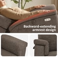 thumbnail image 6 of MCombo Power Lift Recliner Chair with Massage and Dual Heating, Adjustable Headrest, Extended Footrest for Big Elderly, Fabric (Mocha), 6 of 10