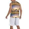 thumbnail image 5 of Rocae Wildlife Protection for Men's Basketball Jersey Lightweight and Breathable Athletic Tank Top,Quick-Drying Sports Jersey Medium, 5 of 9