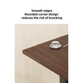 thumbnail image 6 of (UPGRADED) Overbed Bedside Desk, Mobile Rolling Laptop Stand Tilting Overbed Table with Wheels, Height Adjustable Tray Bedside Table for Laptop Bed Sofa, WALNUT, 6 of 14
