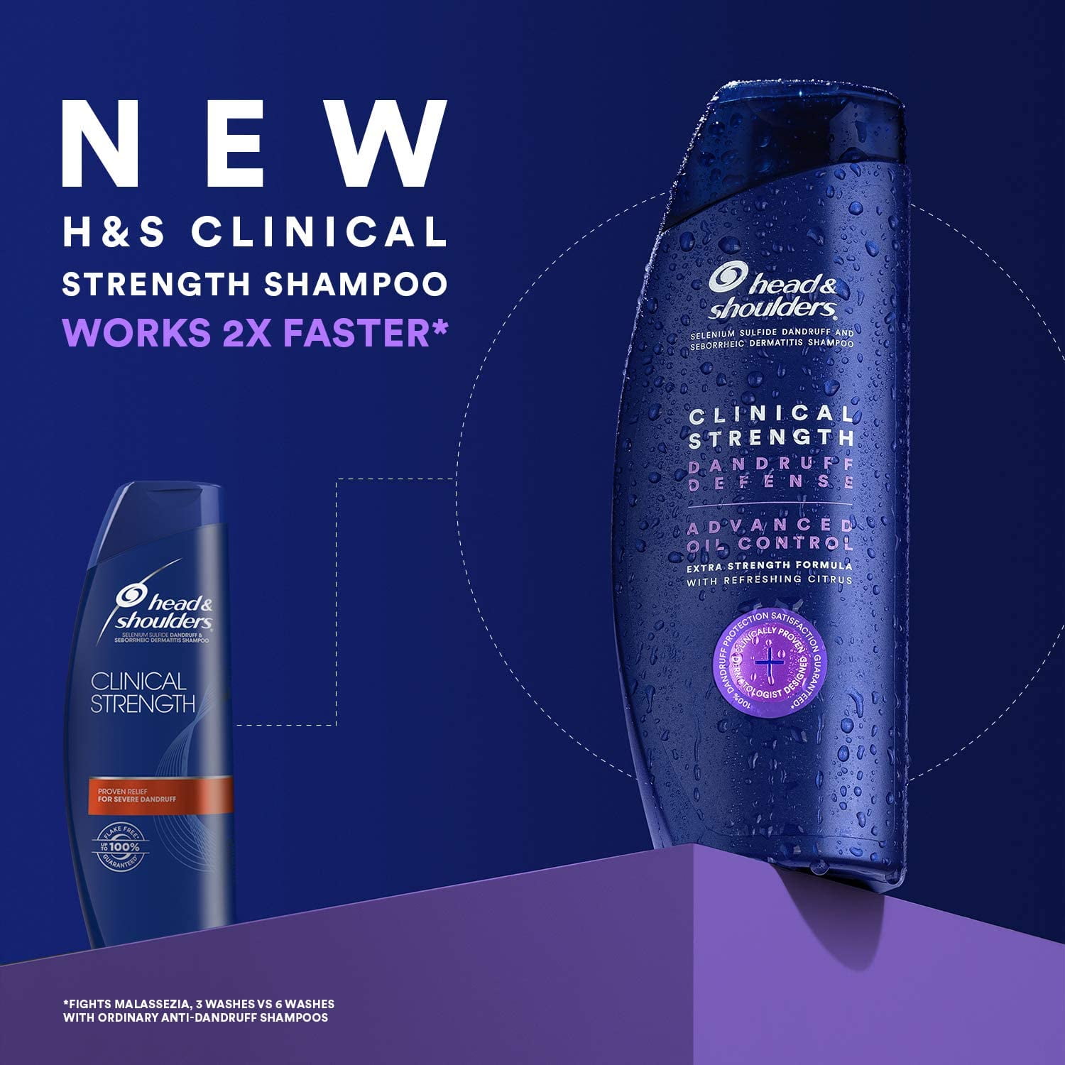 Head & Shoulders Clinical Strength Shampoo Twin Pack, Oil Head & Shoulders Clinical Strength Shampoo Twin Pack, Oil