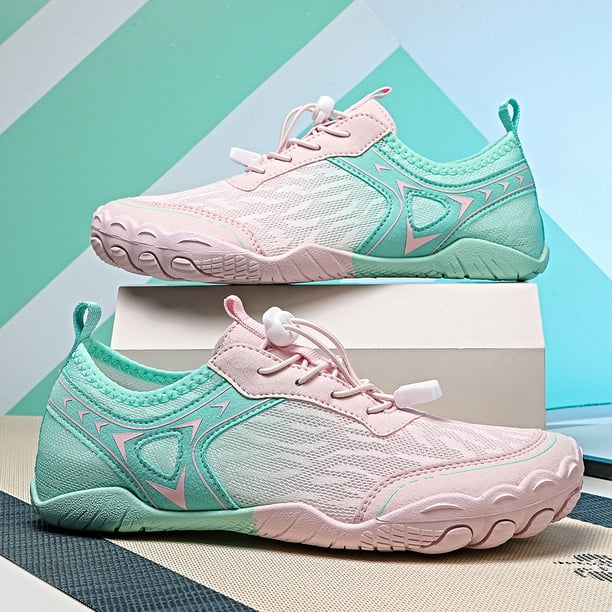 Zapatos de agua unisex zapatos Aqua livianos sin resbalón zapatos casuales de vadeo de zapatillas de secado rápido