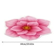 thumbnail image 2 of 3D Irregular Flower Ground Mat With A Diameter Of 60Cm Crystal Velvet - 1X Floor Mat, 2 of 5