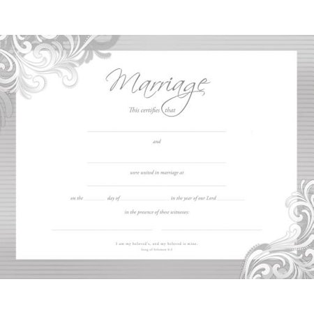 1934 Silver Certificate - Marriage Certificate (Other)
