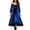 Blue-vZvOg, variant on JFOPQVSM Women Halloween Gothic Velvet Lace Patchwork Off The Shoulder Puff Long Sleeve Evening Dress