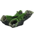 thumbnail image 3 of Artificial Resin Dead Wood Hole Hiding Cave Aquarium Fish Tank Ornament Decor Landscaping, 3 of 8