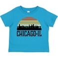 thumbnail image 3 of Inktastic Chicago Illinois Skyline Vintage Boys or Girls Toddler T-Shirt, 3 of 5