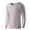 Silver, variant on Abomasnow Men's Dual-Layer Thermal Underwear Long Sleeve Crewneck Thick Wram Pullover Tops for Athletic Workout M-4XL