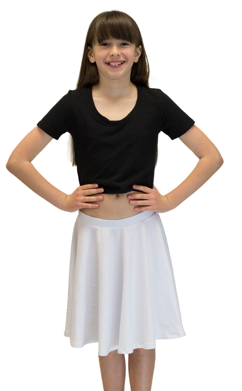 Vivian's Fashions Skirts - Girls, Cotton, Long, Circle (Royal Blue, X-Small) - image 1 of 3