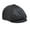 Black, variant on Black Newsboy Cap Men Winter Flat Hat Real Leather Cowhide Retro Thicken Warm Casual Male Octagonal Cap ,Fashion