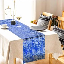 10FT Gold Foil Mesh Table Runner Wedding Party Decor Glitter Gauze Tablecloth for Birthday Holiday Centerpiece Decoration Supplies