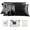 Black, variant on PROMEED 100% Silk Pillowcase for Hair and Skin, Both Sides Grade 6A+ 23mm Mulberry Silk Pillow Case with Hidden Zipper, 1400 TC, Soft & Smooth (Queen 20"x30", Champagne)