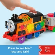 Thomas & Friends Motorized Talking Nia Train Play Vehicle with Wobbly Cargo