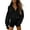Black, variant on PRETTYGARDEN Women's Zip Up Y2K Hoodies Fall Fashion Long Sleeve Hooded Fleece Sweatshirts Casual Jacket Winter Clothes