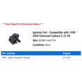 thumbnail image 2 of Ignition Coil - Compatible with 1998 - 2002 Chevy Camaro 5.7L V8 1999 2000 2001, 2 of 2