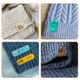 thumbnail image 3 of Handmade Leather Crochet Hook Label Customizable Name Text Stickers For DIY Sewing Yarn Hats Scarves Advanced Crafting Accessories, 3 of 3