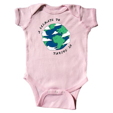 

Inktastic A Climate to Thrive in with Cartoon Earth Gift Baby Boy or Baby Girl Bodysuit