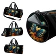 thumbnail image 3 of Butterfly Sports Bag, Gym Bag, Weekender Bag, Luggage Bag, Size 17.7 Inches. Interior Zipper Pocket. Large Capacity., 3 of 6