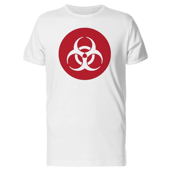 Biohazard Red & White Logo T-Shirt Men -Image by Shutterstock, Male 4X-Large
