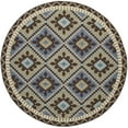 thumbnail image 5 of SAFAVIEH Veranda Johann Southwestern Indoor/Outdoor Area Rug, 5'3" x 7'7", Green/Chocolate, 5 of 10