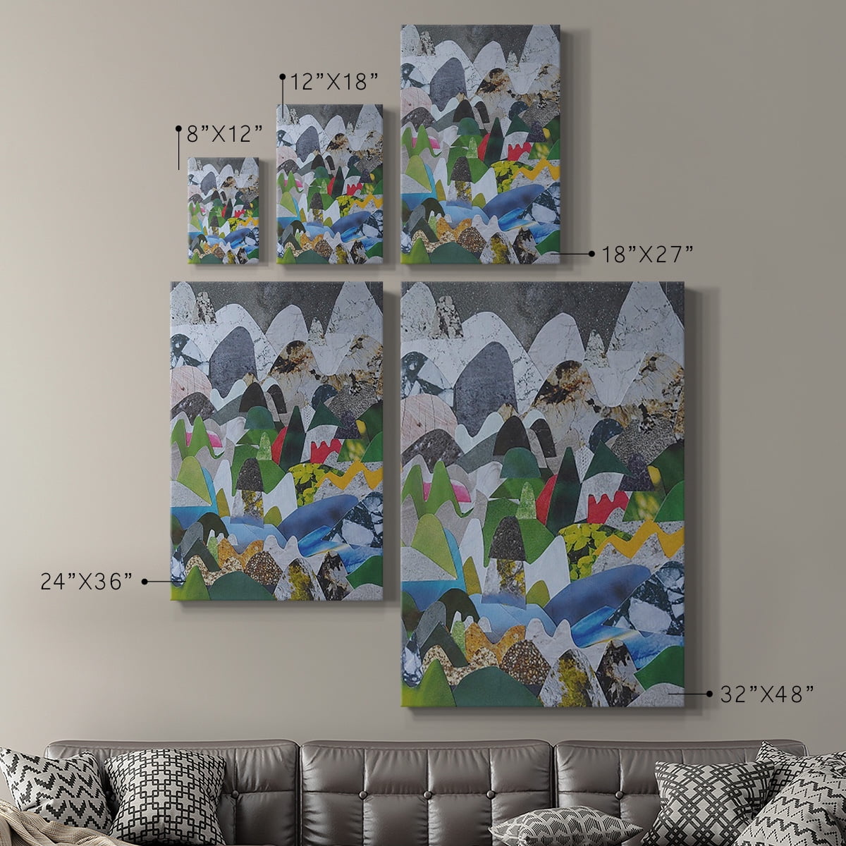 High Sierras Premium Gallery Wrapped Canvas - Ready to Hang