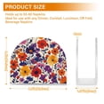 thumbnail image 4 of Yayeee Napkin Holder for Table Kitchen Paper Tissue Organization, Colorful Flowers Pattern, 4 of 8