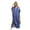 Blue, variant on Fashion Print Beach Cover Up Long Robe Bikinis Cover Ups Swimwear Cover Up Loose Plus Size Beach Dress for Women Girls