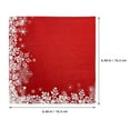 thumbnail image 5 of KAKOWELY 20 servilletas desechables con diseño de copos de nieve navideños, decoración para fiestas, exquisitos pañuelos para fiestas al aire libre, hermosas servilletas para fiestas., 5 of 5