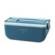 thumbnail image 2 of Bento Box Fiambrera comercial a prueba de Soporte de pared de partición extraíble Caja de almacenamiento de comida de picnic Sin BPA con Azul Macarena Estuche Bento, 2 of 8