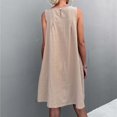 thumbnail image 7 of IROINNID Women's Sleeveless Shift Dress For Dress Casual Dress Round Neckline Below The Knee Women Dress, 7 of 7