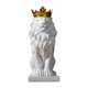 thumbnail image 4 of Estatuas Artesanía Estatuilla de animales salvajes Escultura de porche blanco Zulema Figurilla abstracta, 4 of 8