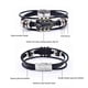 thumbnail image 4 of Handmade Bracelet Leather Bracelet Fashion Wrist Accessory Multilayer Daily Wear Bracelet Leather Texture for Man, 4 of 5