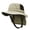 Khaki-KH Home Decor, variant on Waterproof Sun Hat Fluorescent Green Wide Brim Bucket Hat with Adjustable Strap for Surfing Fishing Beach Outdoor Sun Protection 22x24in Bedroom Decor