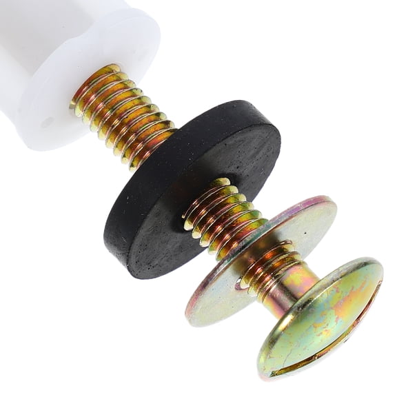 HEANUJJ 2-Pack Universal Toilet Seat Bolt Kit with Metal, Plastic & Rubber Washers for Home Bathroom Repair
