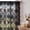 Black, variant on NICETOWN Sheer Lace Curtain 2 Panels Romantic Boho Rod Pocket Floral Sheer Drapes for Living Room & Bedroom, 52"x84", White