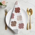 thumbnail image 2 of Moroccan Geometric Cloth Napkins, Vintage Boho Rhombic Pattern Red Gray Washable and Reusable Dinner Napkins Set of 6, Table Napkin for Kitchen Party Birthday Wedding Hotel Housewarming 20"x20", 2 of 9