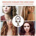 thumbnail image 3 of Rizador de cabello sin calor - Rodillos para el cabello Cinta para la cabeza con varilla rizadora sin calor para cabello largo Cinta de rizo de seda suave con cabello, 3 of 5