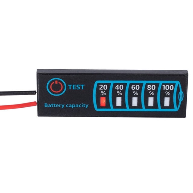 Pantalla de AlimentacióN LED Dc5-30V 12V 24V Indicador de AlimentacióN BateríA de Plomo-áCido de Litio Pantalla de AlimentacióN General