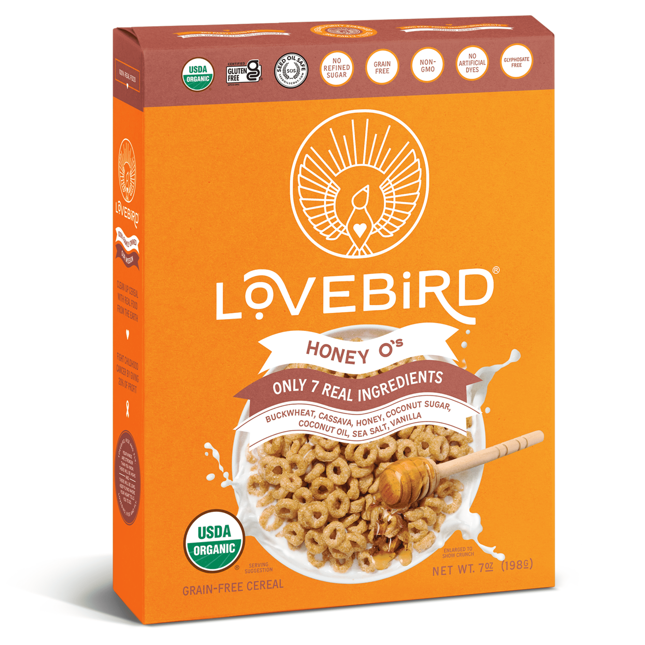 Lovebird Organic Grain Free Cereal - Cinnamon - Walmart.com