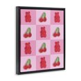 thumbnail image 2 of Stupell Industries Contemporary Gummy Bears and Cherries Grid Black Floating Frame Canvas Art, 17 x 21, by LISH Creative, 2 of 8