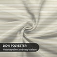 thumbnail image 6 of Round Tablecloth 60 Inch, Beige White Farmhouse Stripes Circle Dining Table Cover Waterproof Table Cloths Cloth Table Cover for Restaurant, Picnic, Indoor and Outdoor Dining, 6 of 8