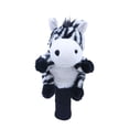 thumbnail image 1 of Funda de madera de peluche para palo de golf, ligera, antiarañazos, con dibujos animados Cebra, 1 of 9