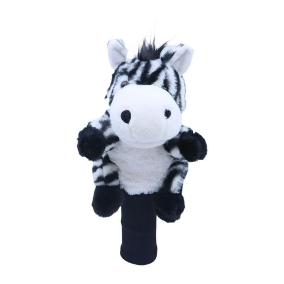 DimyFew Soft Golf Wood Driver Headcover Golf Accessory Transport Protect Stuffed Zebra