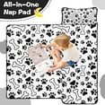 thumbnail image 4 of Pet Paw Print and Bone Toddler Nap Mats for Kids Preschool,Sleeping Mat Bag or Kids,Toddler Sleeping Bag,Toddler Nap Mat or Daycare, 4 of 6