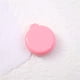 thumbnail image 1 of Cepillo de pelo plegable romántico color macarrón con espejo, cepillo de pelo de bolsillo plegable portátil y redondo, mini peine de masaje para el cabello, tamaño de viaje para mujeres y niñas, peine, 1 of 2