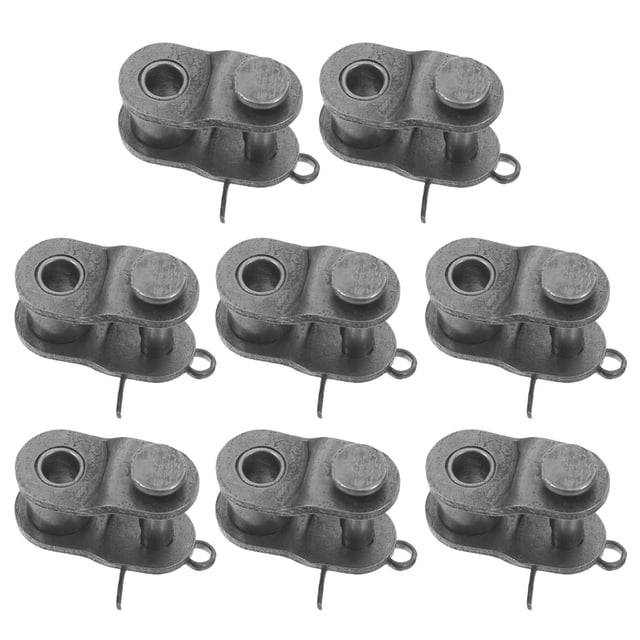TABLZONE 8 Pcs Maillon de Chaîne en Acier Inoxydable Robuste pour Réparation et Entretien de Chaîne à Rouleau