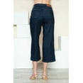 thumbnail image 3 of BOTTOM Full Size Side Seam Braid Detail Crop Wide Leg Jeans, 3 of 11