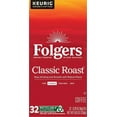 thumbnail image 3 of 2X - Folgers Classic Roast Coffee, Medium Roast, 32 Keurig K-Cup Pods, 3 of 5
