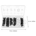 thumbnail image 4 of 50pcs Car Mudguard Push Pin Rivet Fastener Kit Durable Black White Clips for Bumper Replacement Auto Trim Maintenance Easy Install Wear Resistant, 4 of 4
