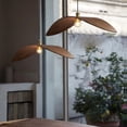 thumbnail image 2 of UEEYAC Wabi-sabi Walnut Chandelier Flying Bird Shape Dining Room Pendant Light, 2 of 10
